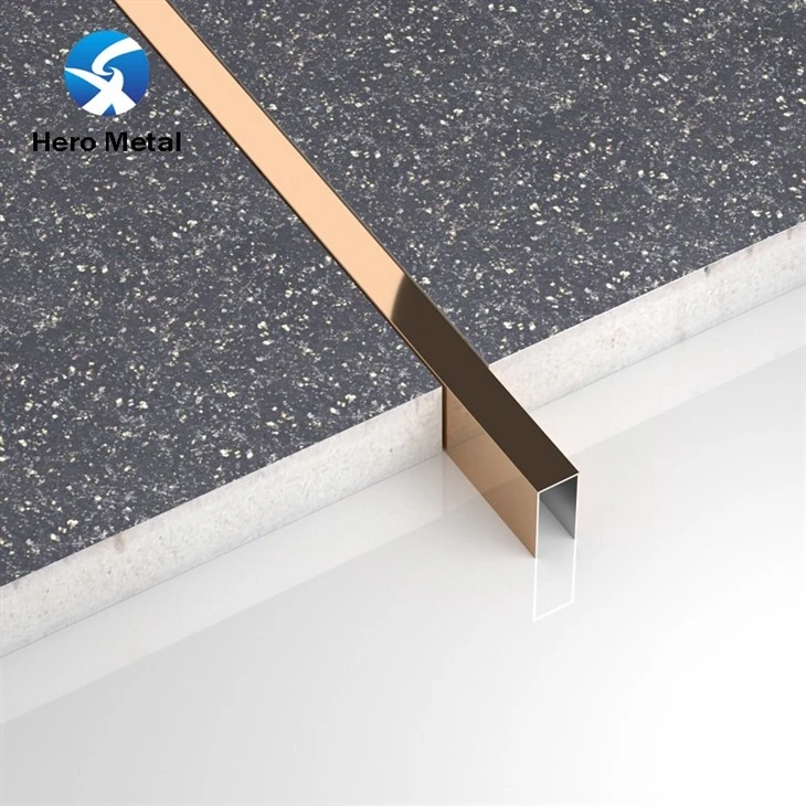 Stainless Steel U Shaped Tile Trim (4)